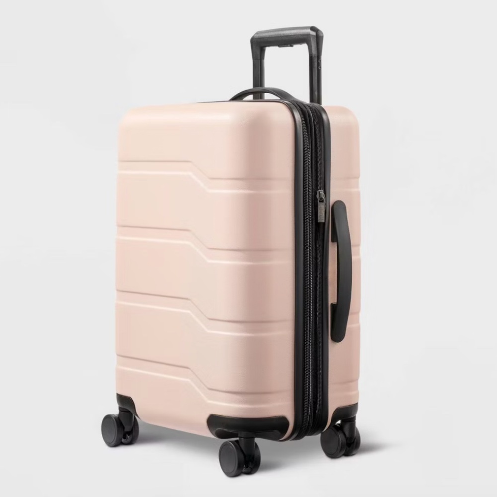 NWT ! Hardside Carry On Spinner Suitcase - Open Story